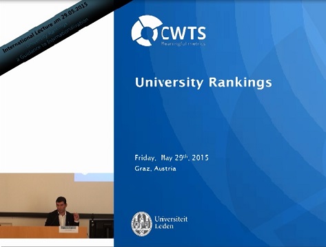 Lecture: University Rankings: A Guidance to Internationalization